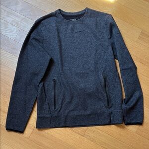 Old Navy Active Women's Charcoal Crewneck Sweatshirt
